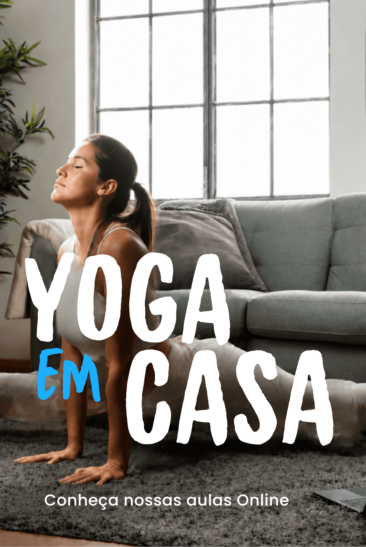 Prática de yoga em casa